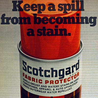 retro scotchguard advertisement