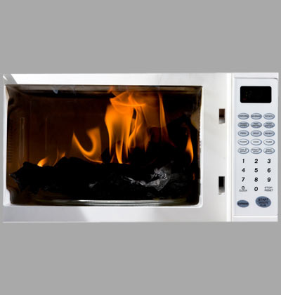 microwave fire