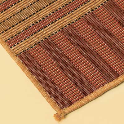budget outdoor rug corner detail