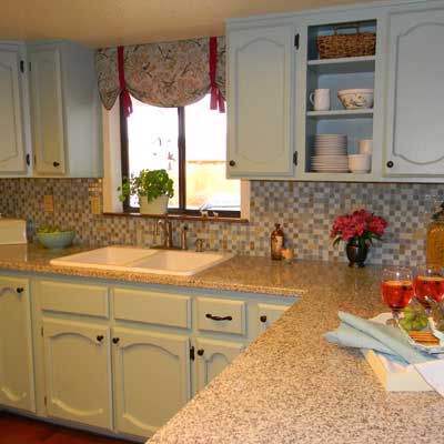Reader's kitchen after remodel