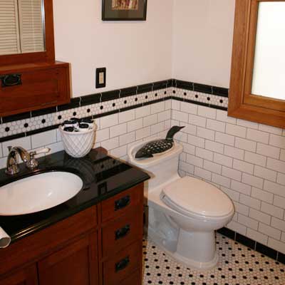 Reader's bathroom after remodel