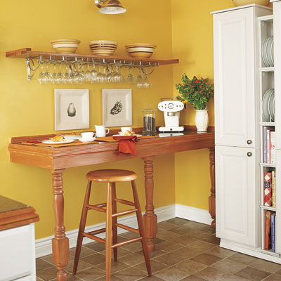 Queen anne kitchen breakfast bar after remodel