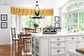 remodeled kitchen island and nook