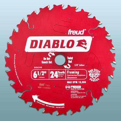 a Freud Diablo circular saw blade