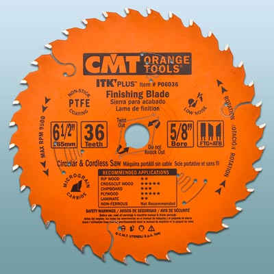 a CMT circular saw blade