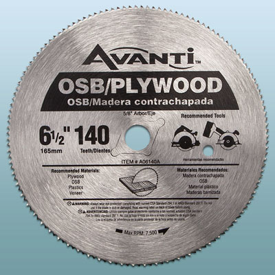 an Avanti circular saw blade
