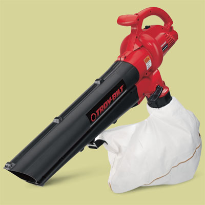Troy-Bilt electric powered leaf blower for review