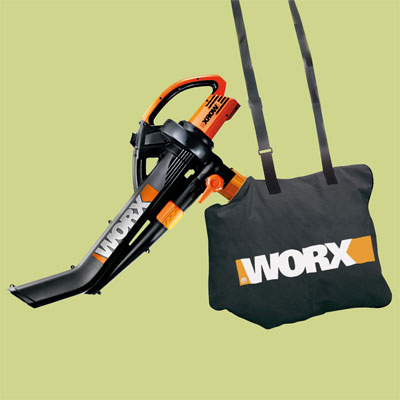 Worx electric powered leaf blower for review
