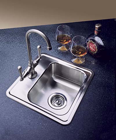 Spex stainless steel, drop-in bar sink 