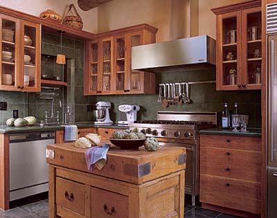 Santa Fe style kitchen