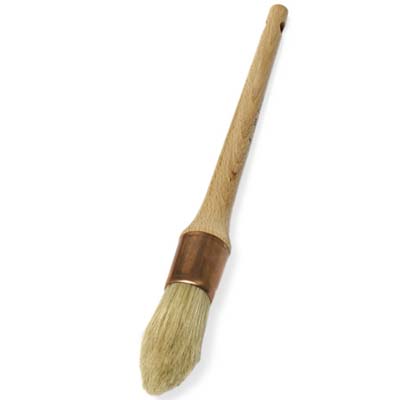 european style round  paint brush 