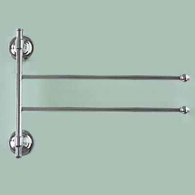 double duty chrome towel bar