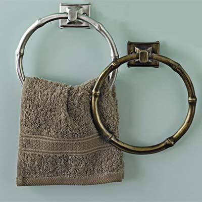 towel rings inspired from bamboo