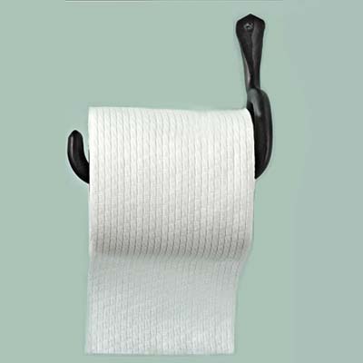 unhinged rustic look paper towel holder