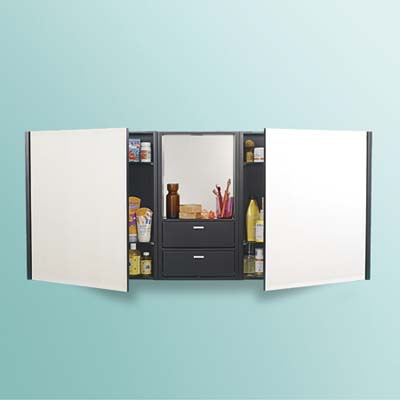 medicine cabinets for his-and-hers baths