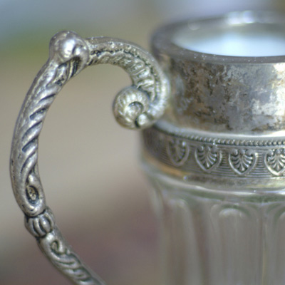 silver pot dishware