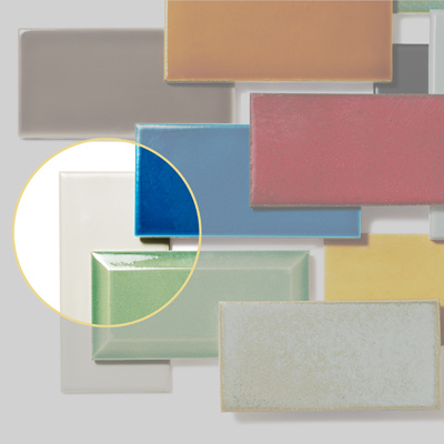 ceramic subway tile gray matte