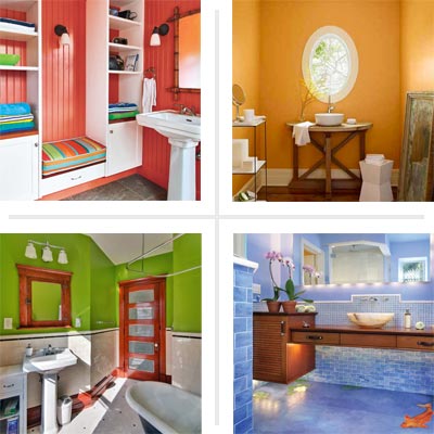 colorful baths