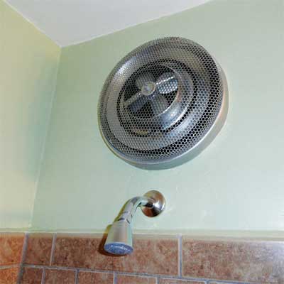 ungrounded shower stall heater installed in a working shower from home inspection nightmares gallery twenty-seven