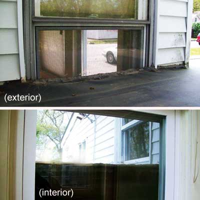 a roof caulked up to a window from home inspection nightmares gallery twenty-seven