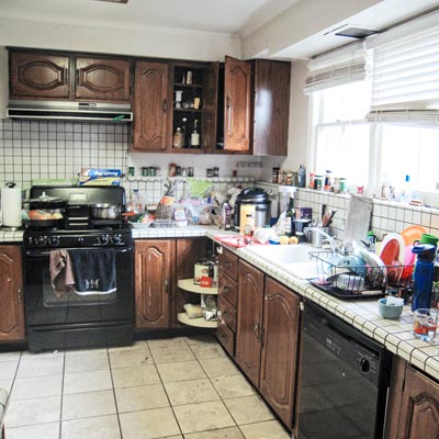 Redone Kitchen Cabinets