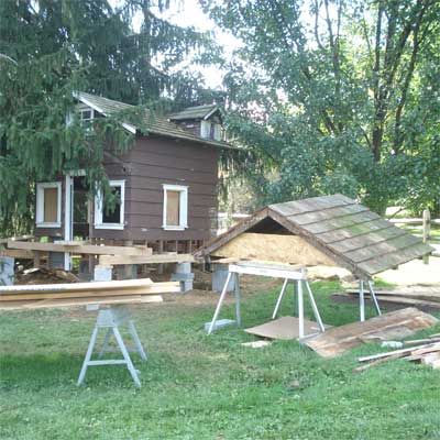 From 1930s Playhouse to Garden House: Before  in this old house reader remodel Best Sheds and Outbuilding Before and Afters 2012