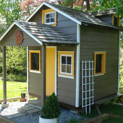 From 1930s Playhouse to Garden House: After  in this old house reader remodel Best Sheds and Outbuilding Before and Afters 2012