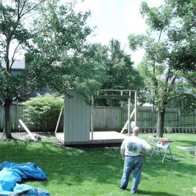 Extra Storage: Before  in this old house reader remodel Best Sheds and Outbuilding Before and Afters 2012