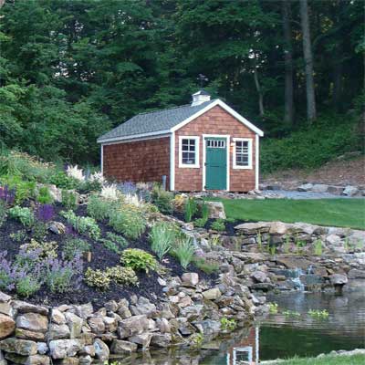 'Cottage' Overlooking a Pond: Before in this old house reader remodel Best Sheds and Outbuilding Before and Afters 2012