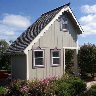 From Playhouse to Garden Shed: After  in this old house reader remodel Best Sheds and Outbuilding Before and Afters 2012