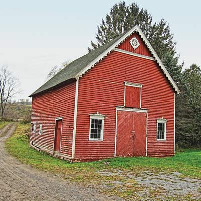 save this old house newport, new york, red clapboard barn 