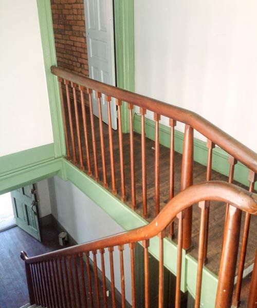 Save This Old House West Newton, Pennsylvania main staircase
