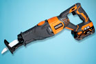 a Ridgid cordless reciprocating saw