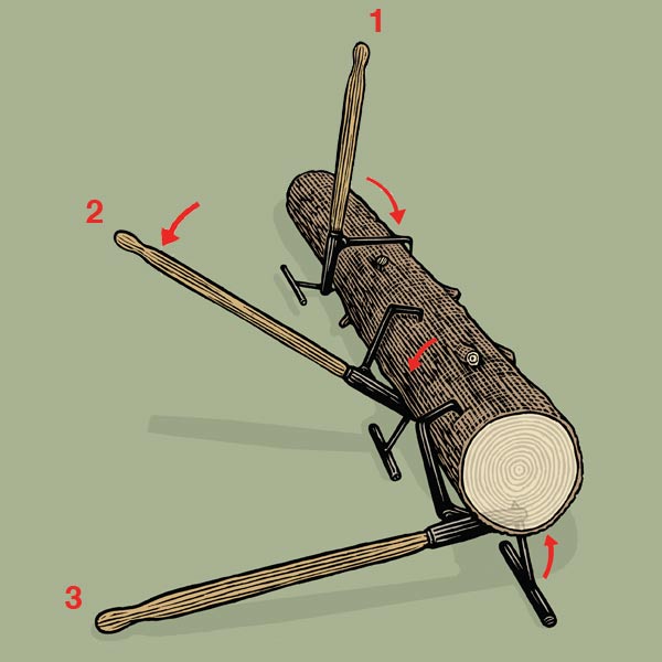 illustration for lifting a tree