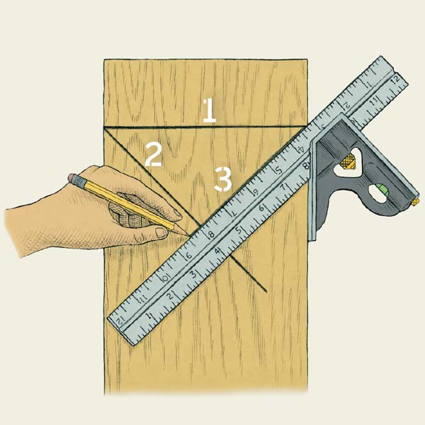 Norm's Technique on how to find the centerline as part of a this old house tool test