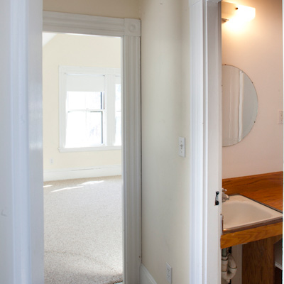 third-floor bathroom before remodel will be turned into a dressing area of TOH TV project house Cambridge