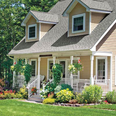 Landscaping around Front of House