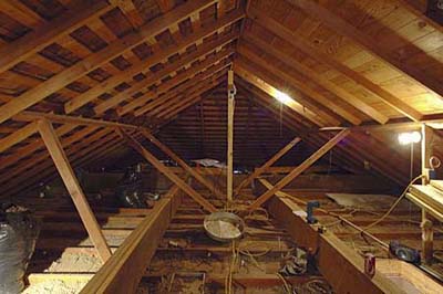 Austin House Project - Attic