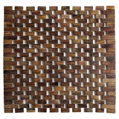 Indian rosewood placemat with anti-mold finish from Peir 1