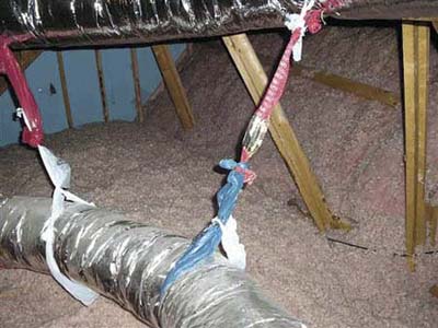 bad duct strapping