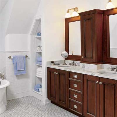 Master Bath in converted Carriage House