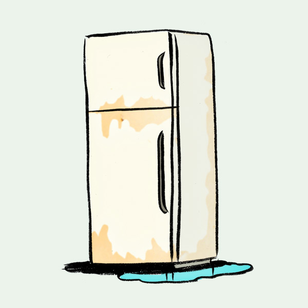 illustration of refrigerator