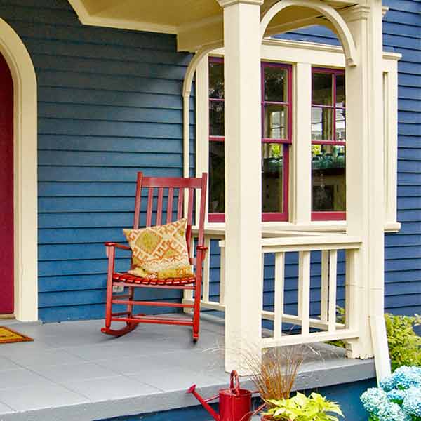 curb appeal boost on budget cottage painted windows