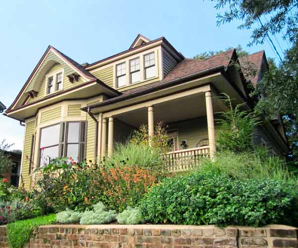 curb appeal boost on budget queen anne style home with original windows
