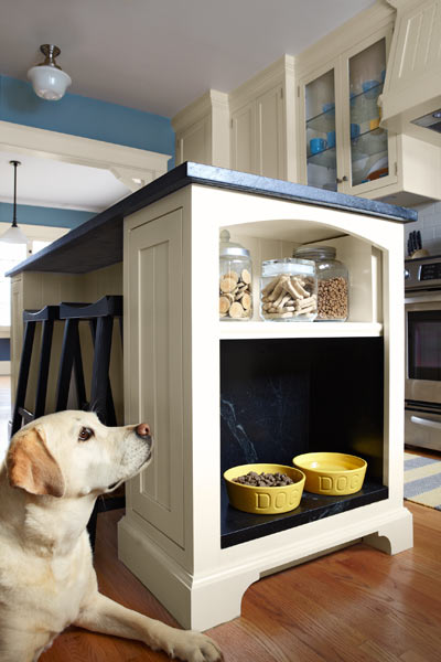 Dog Feeding Station | A Kitchen With Lots More Function—and Charm