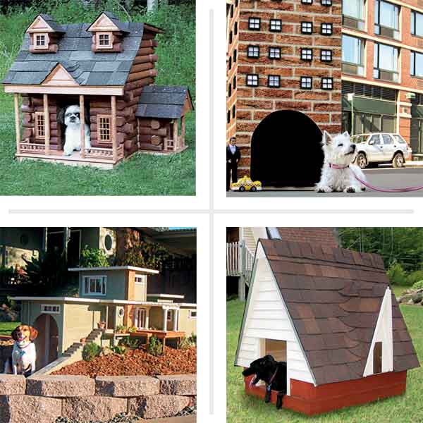 Craftsmanship on a DogSize Scale 16 Doghouses Like Your House This
