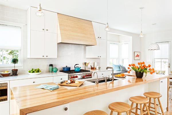 redesigned and remodeled kitchen of the renovated this old house tv cambridge project