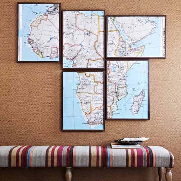 March: Map Wall Art | 19 Stylish Home Refreshers for a Year of Upgrades