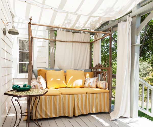 Repurposed Tarp 16 Ways to Customize Your Deck This Old House