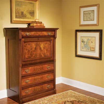 a richly finished dresser